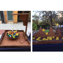 Juegos Gigantes Antiguos de Madera Equilibrio